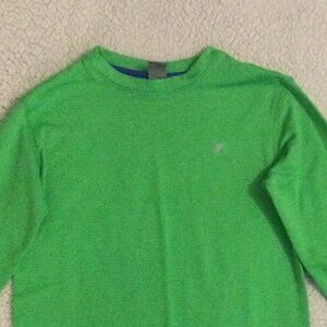 Old Navy Active Go Dry Boys Casual Shirt Green Youth Medium (8)